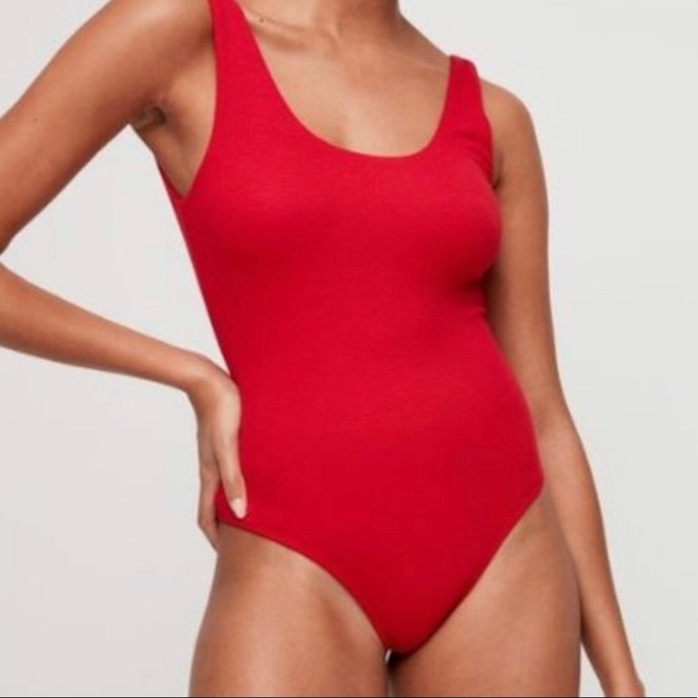 Aritzia / Babaton Red Bodysuit
